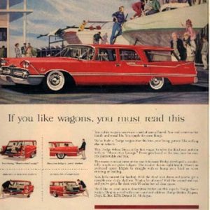 Dodge Station Wagon Ad 1959