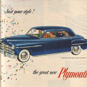 Plymouth Ad 1949