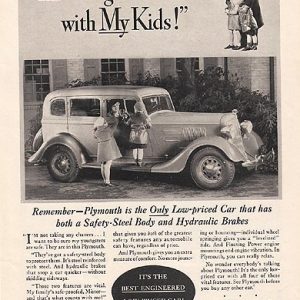 Plymouth Ad April 1934