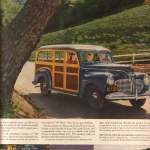 Plymouth Ad April 1941