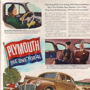 Plymouth Ad December 1940