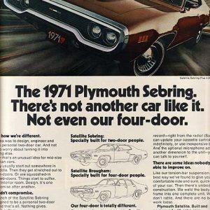 Plymouth Ad December 1970