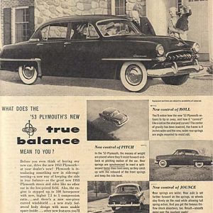 Plymouth Ad February 1953