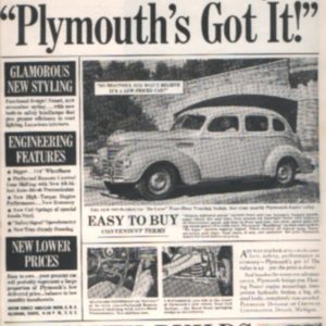 Plymouth Ad January 1939