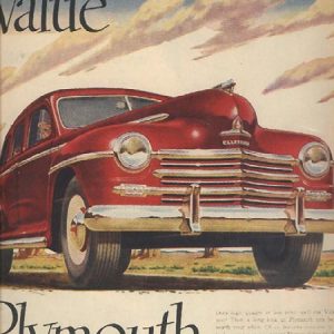 Plymouth Ad January 1948