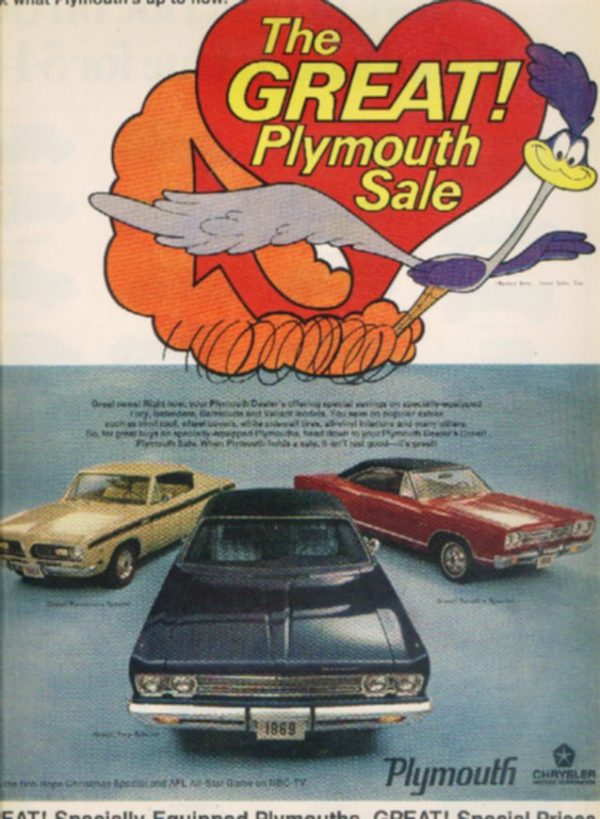 Plymouth Ad January 1969