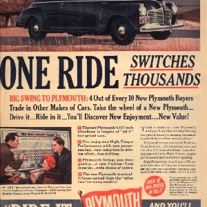 Plymouth Ad March 1941