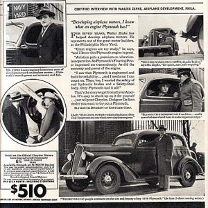 Plymouth Ad May 1936