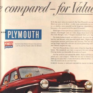 Plymouth Ad May 1949