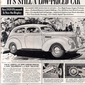 Plymouth Ad November 1938