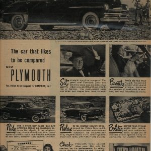 Plymouth Ad Oct 1949