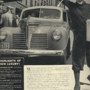 Plymouth Ad October 1939