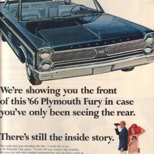 Plymouth Ad October 1965