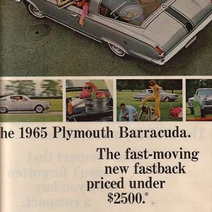 Plymouth Barracuda Ad October 1964