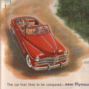 Plymouth Convertible Ad 1949