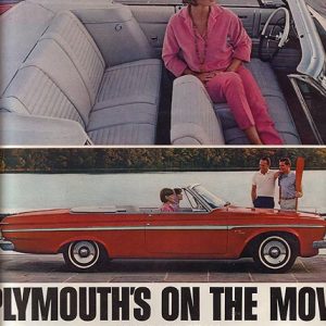 Plymouth Convertible Ad 1963