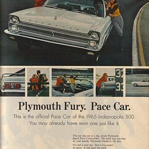 Plymouth Convertible Ad 1965