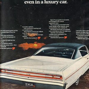 Plymouth Fury Ad November 1967