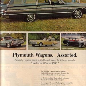 Plymouth Station Wagon Ad 1965