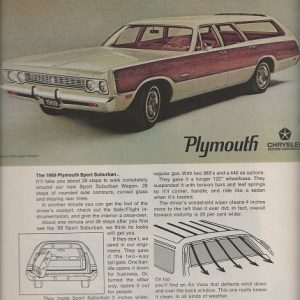 Plymouth Station Wagon Ad November 1968