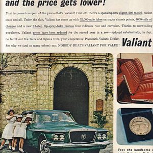 Plymouth Valiant Ad 1962