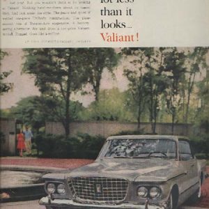 Plymouth Valiant Ad March 1961