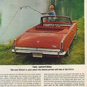 Plymouth Valiant Convertible Ad 1963