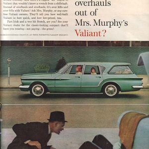 Plymouth Valiant Station Wagon Ad 1961