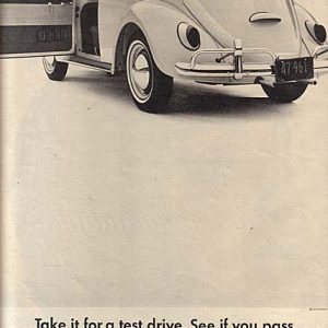 Volkswagen Bug Ad 1965 July