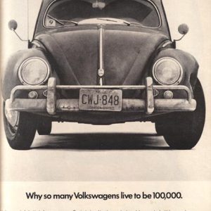 Volkswagen Bug Ad 1966 June