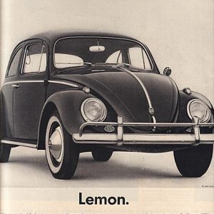 Volkswagen Bug Ad April 1960