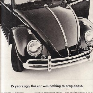 Volkswagen Bug Ad April 1962