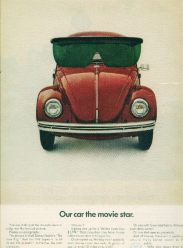 Volkswagen Bug Ad April 1969