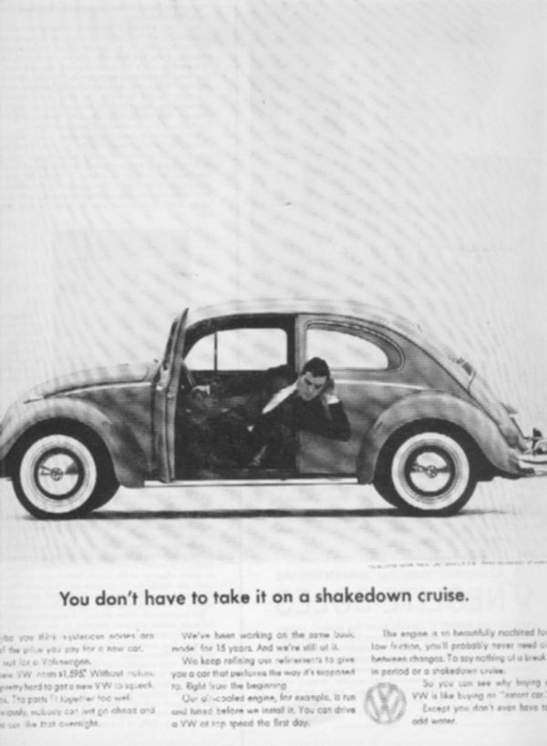 Volkswagen Bug Ad August 1961