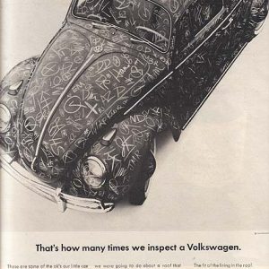 Volkswagen Bug Ad August 1963