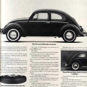 Volkswagen Bug Ad August 1966