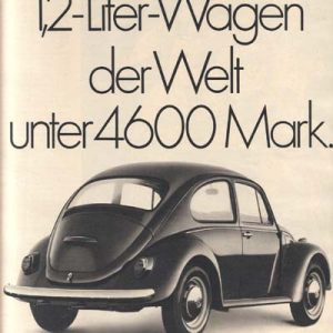 Volkswagen Bug Ad March 1969