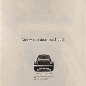 Volkswagen Bug Ad October 1968