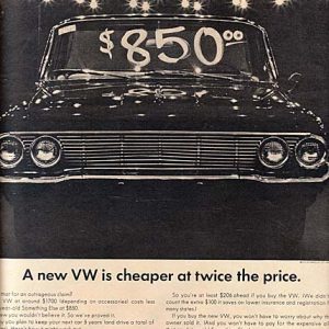 Volkswagen Bug Ad September 1965