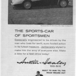 Austin Healey Ad 1959