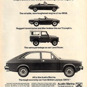 Austin Marina Ad 1973