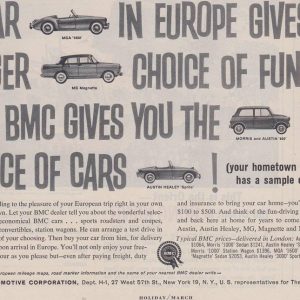 BMC Ad March 1961