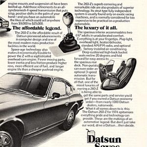 Datsun Ad July 1974