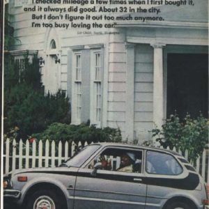 Honda Civic Ad 1974