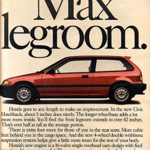 Honda Civic Ad 1987