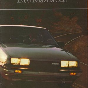 Mazda 626 Dealer Brochure 1983