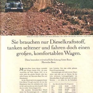 Mercedes-Benz Ad 1967