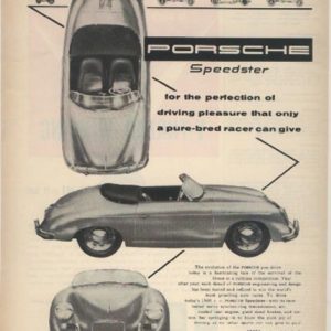 Porsche Ad March 1955