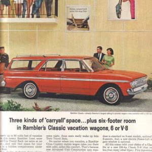 Rambler Station Wagon Ad 1963