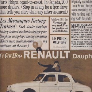 Renault Ad February 1960